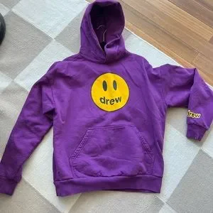 DREW | Tops | Drew House Mascot Hoodie Purple Xs | Poshmark